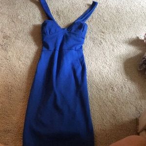 Cobalt blue, XS, Urban outfitters above knee dress